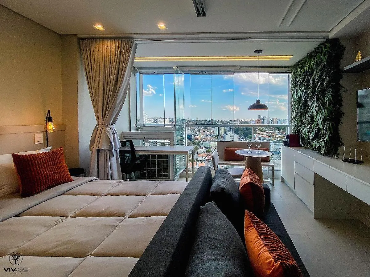 Apartamento Palazzo Ibirapuera 21 º Andar Wi-Fi, Ar E Metro A 5 Minutos