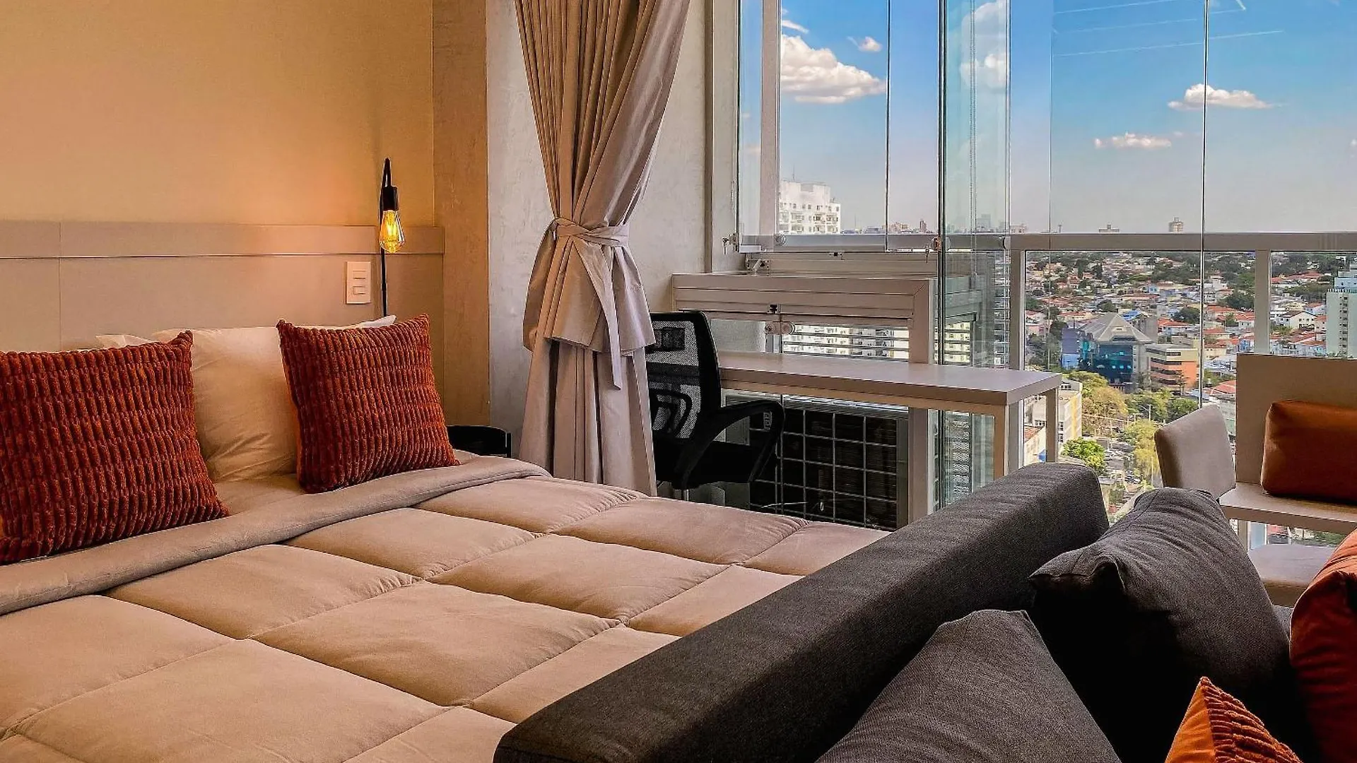 Apartamento Palazzo Ibirapuera 21 º Andar Wi-Fi, Ar E Metro A 5 Minutos